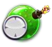 A green candy bomb without timer