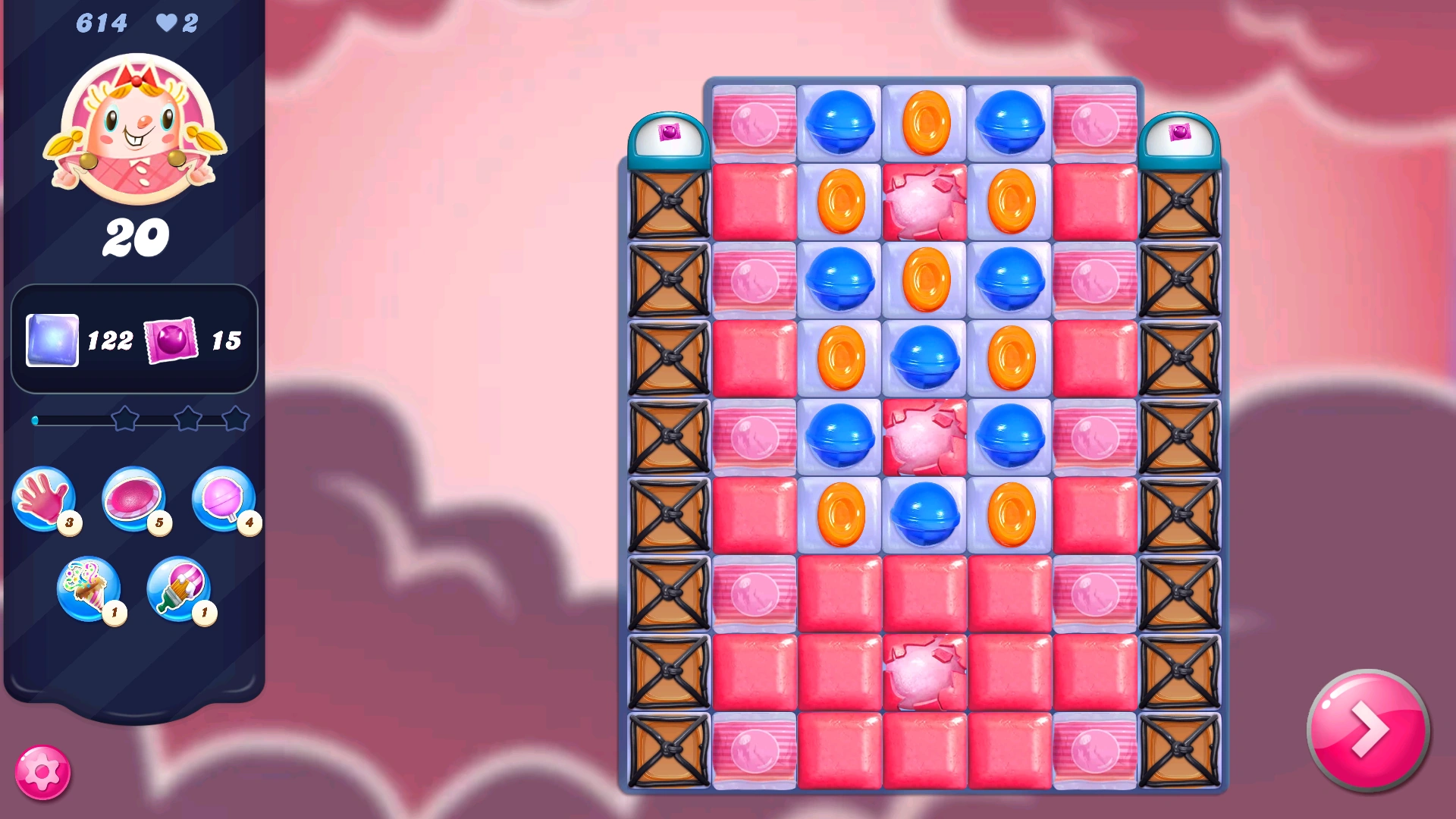 Level 614 Candy Crush Saga Wiki Fandom