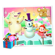 Tiffi and Mr. Polar appear on Christmas holiday (with boosters gift).