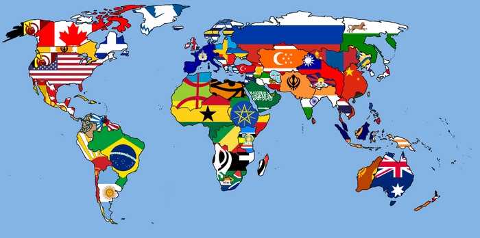 World Map (flag)