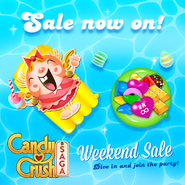 Coconut wheel on summer weekend sale promotion in 2015