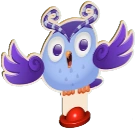 Character on map (after episode, Taffy Treetops)