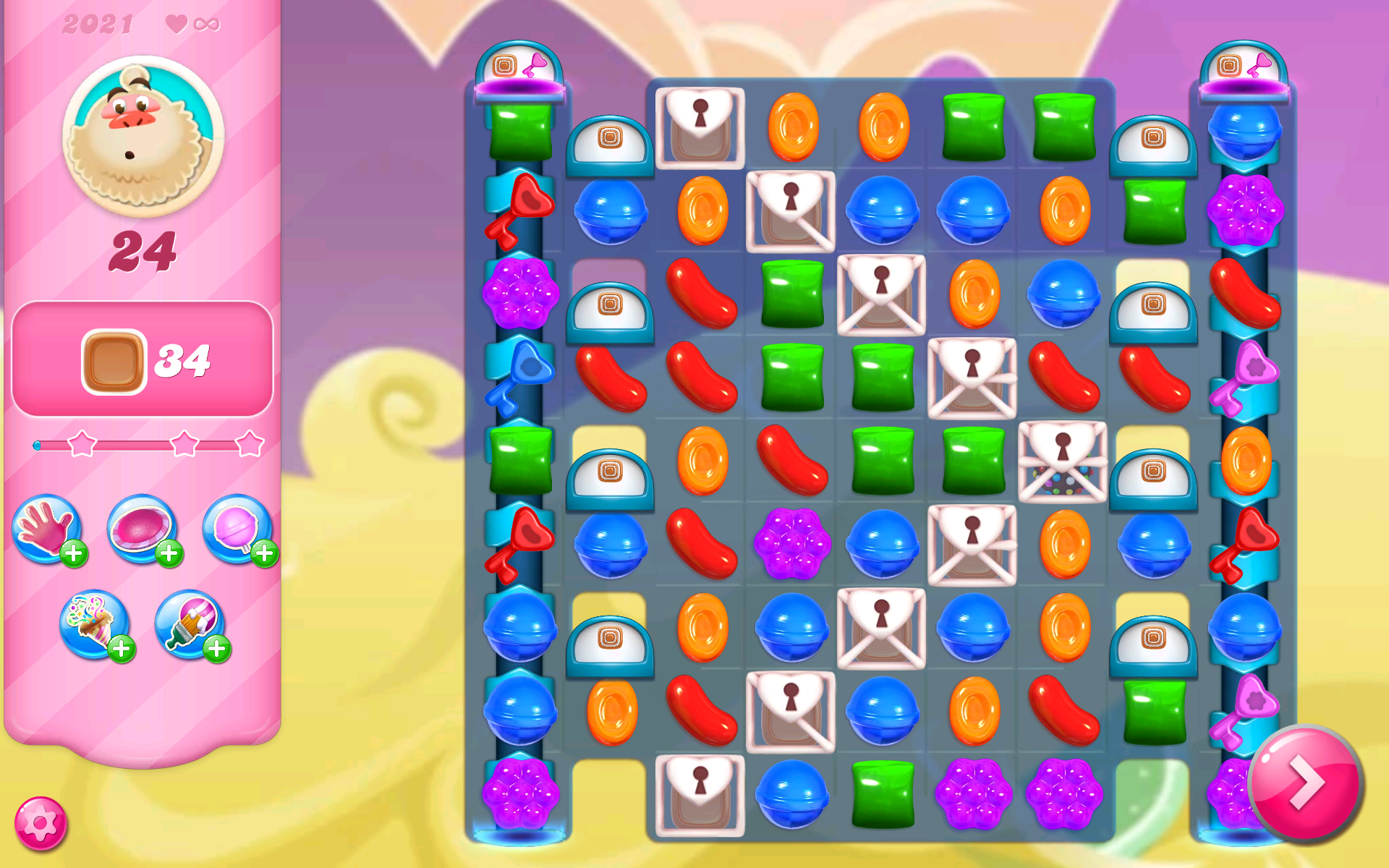 Candy crush last level 7865, Candy crush final level