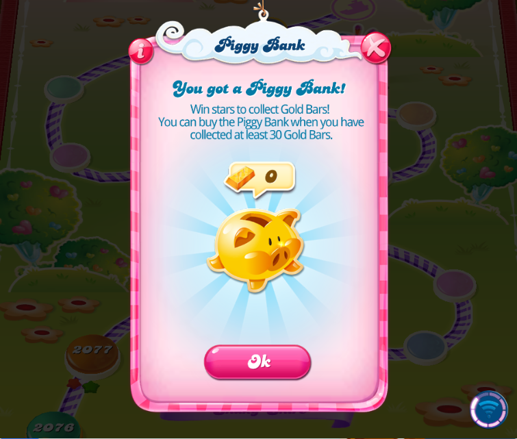 candy crush saga piggy bank