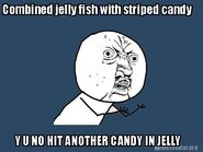 That reaction when you combine fish with striped candy and they hit icing only..