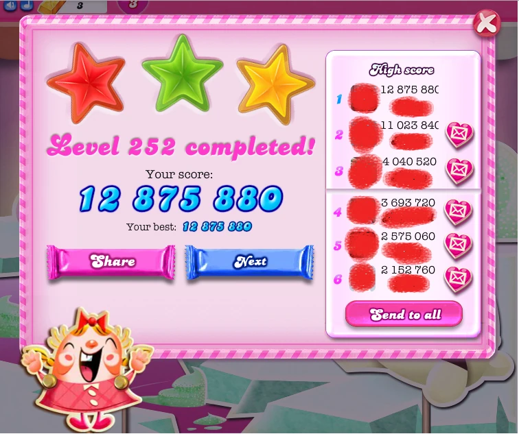 Score Candy Crush Saga Wiki Fandom