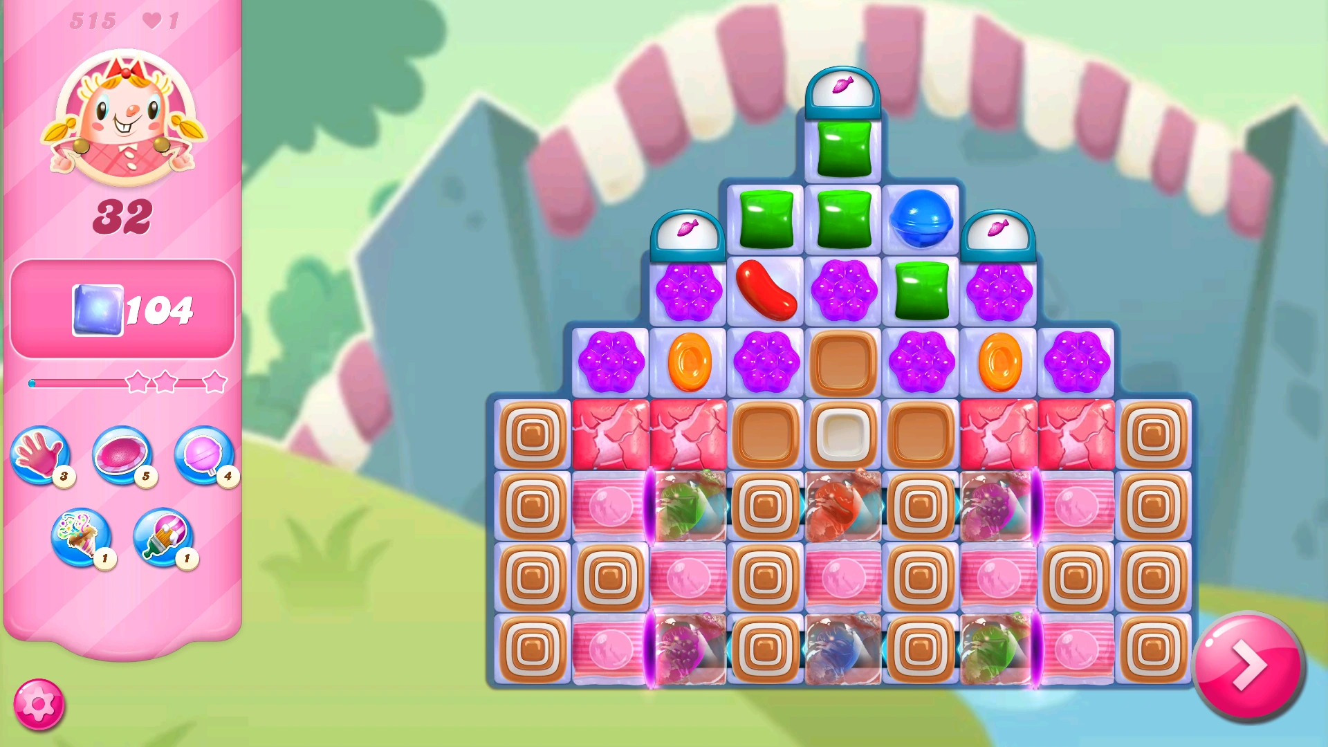 Level 515 Candy Crush Saga Wiki Fandom