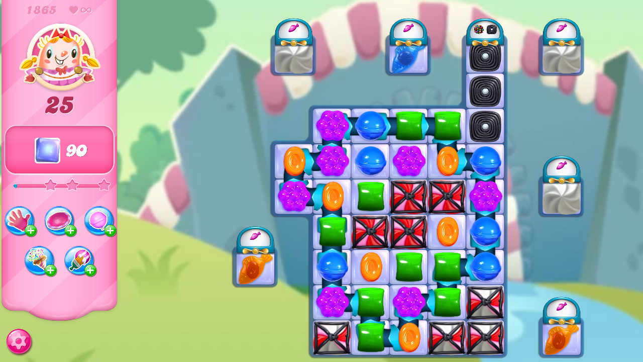 Crush 1865 candy Level 1865