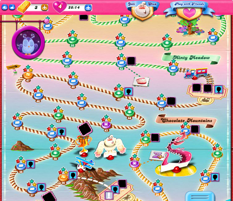 Chocolate Mountains Candy Crush Saga Wiki Fandom