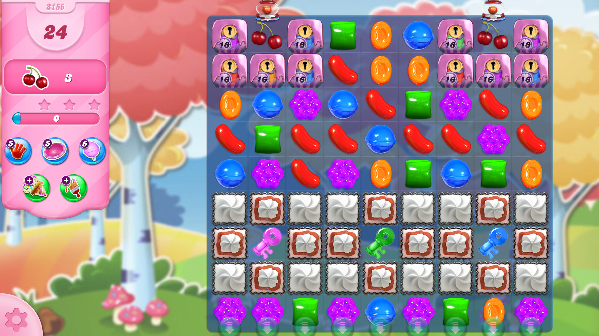 Crush 3154 candy Level 184