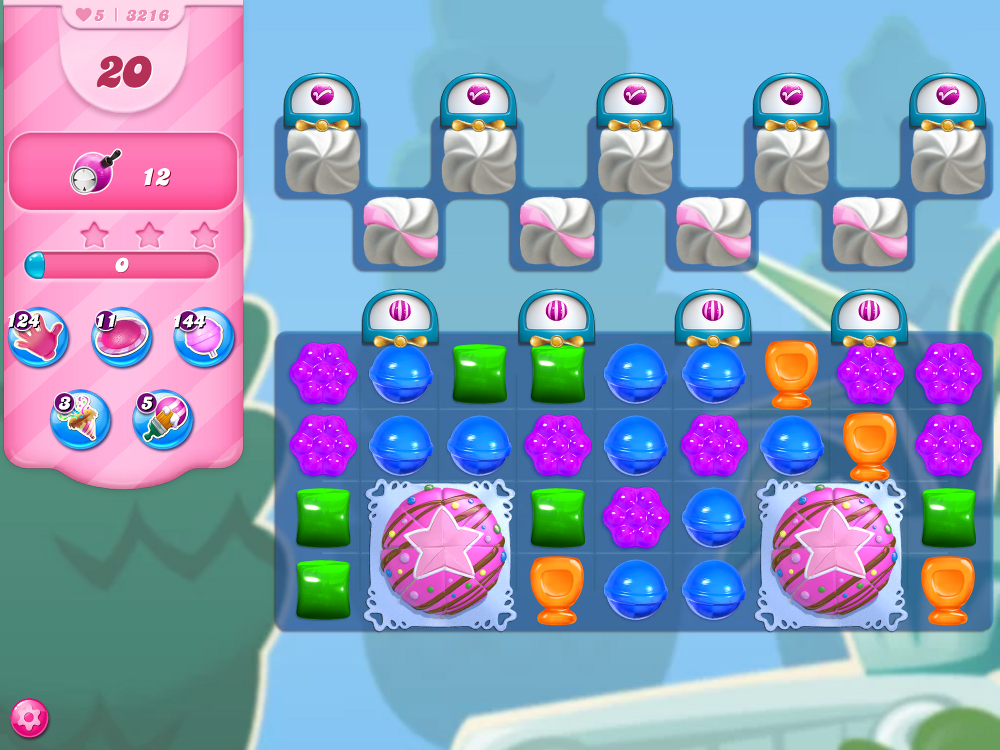3216 candy crush Level 3886