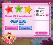 Second case where the player can get lucky in earning two stars on mobile devices.