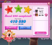 Despite spending 10 more moves and having nerfed jelly fish on Facebook, I earned 159,060 more points than my attempt on mobile devices.