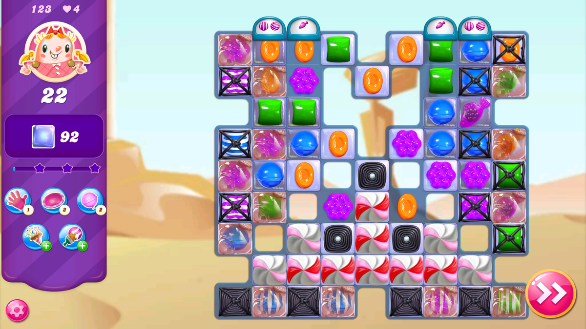 Candy Crush Saga Level 123