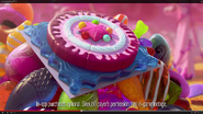 Coconut wheel in CCS television ad