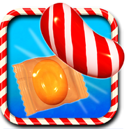 Wrapped Candy + Striped Candy combination icon