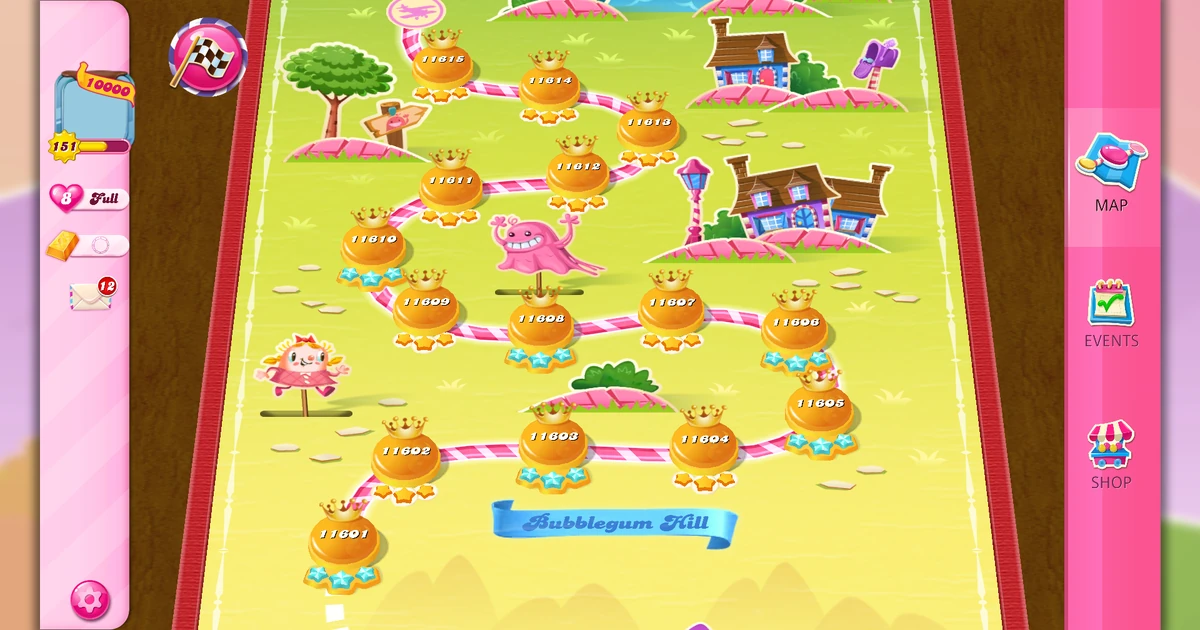 Bubblegum Hill (Episode 775) Candy Crush Saga Wiki Fandom