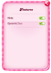 Features settings-2 open