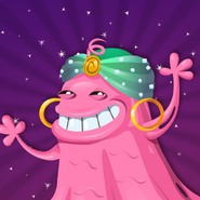 The appearance of Bubblegum Troll in Bubblegum Bazaar