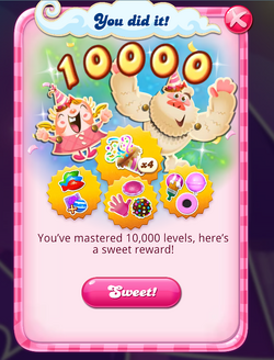 Candy Crush Saga Level 10000 NO BOOSTERS 