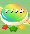 Rainbow rapids level button