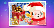 Holiday Hut background on Christmas Tiffi