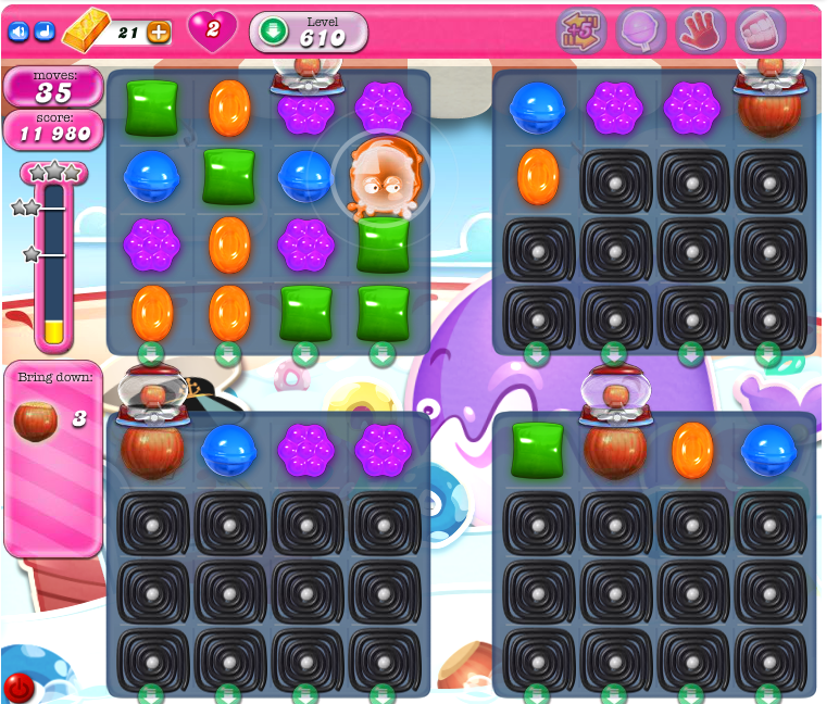 how to beat the frog in candy crush