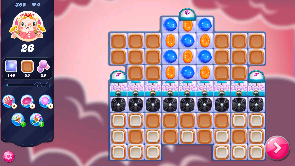 candy crush level 70 cheat sheet