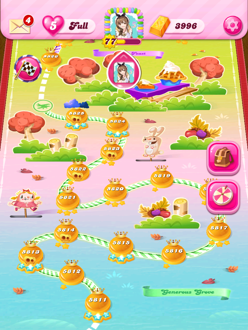 Candy crush last level 7865, Candy crush final level