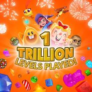 1 trillion levels played! (February 2015)