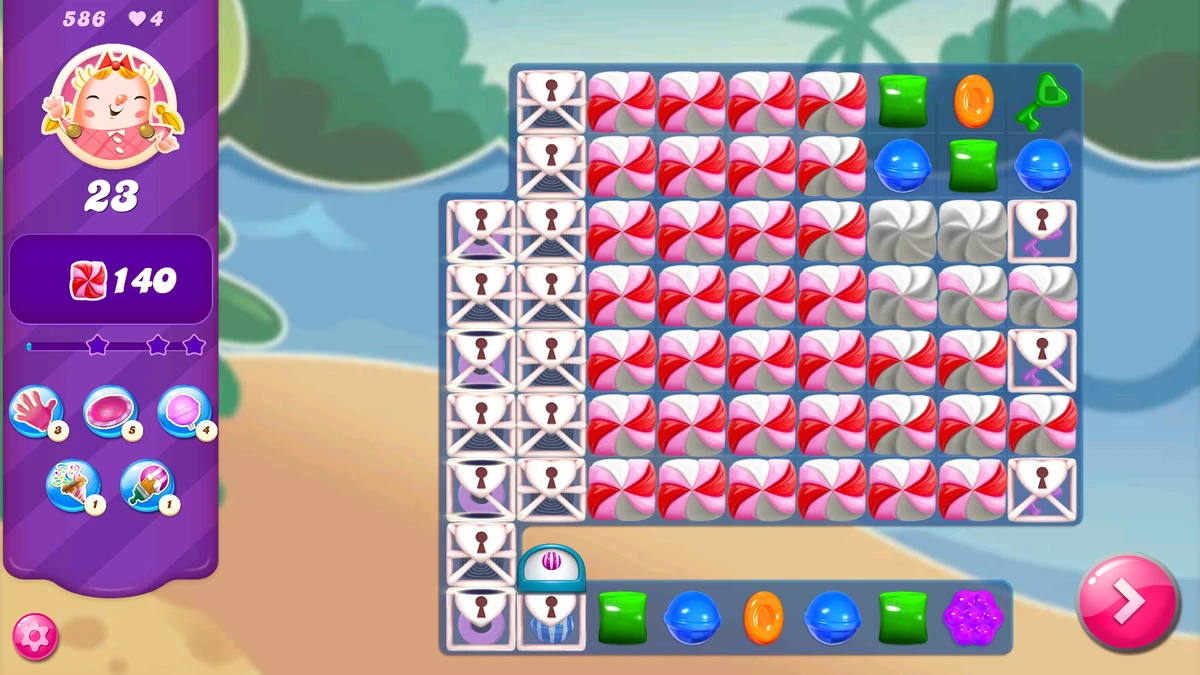 Level 586 | Candy Crush Saga Wiki | Fandom