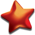 Red star for first one