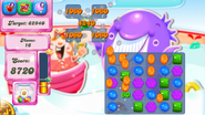 Effect of Candy Frog when it lands on a square with regular jellies around it
