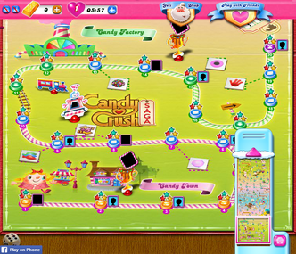 Candy Crush Saga ganha expansão como novo mapa e fases