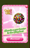 Promotion - Candy Crush Jelly Saga - Color bomb lollipop hammer