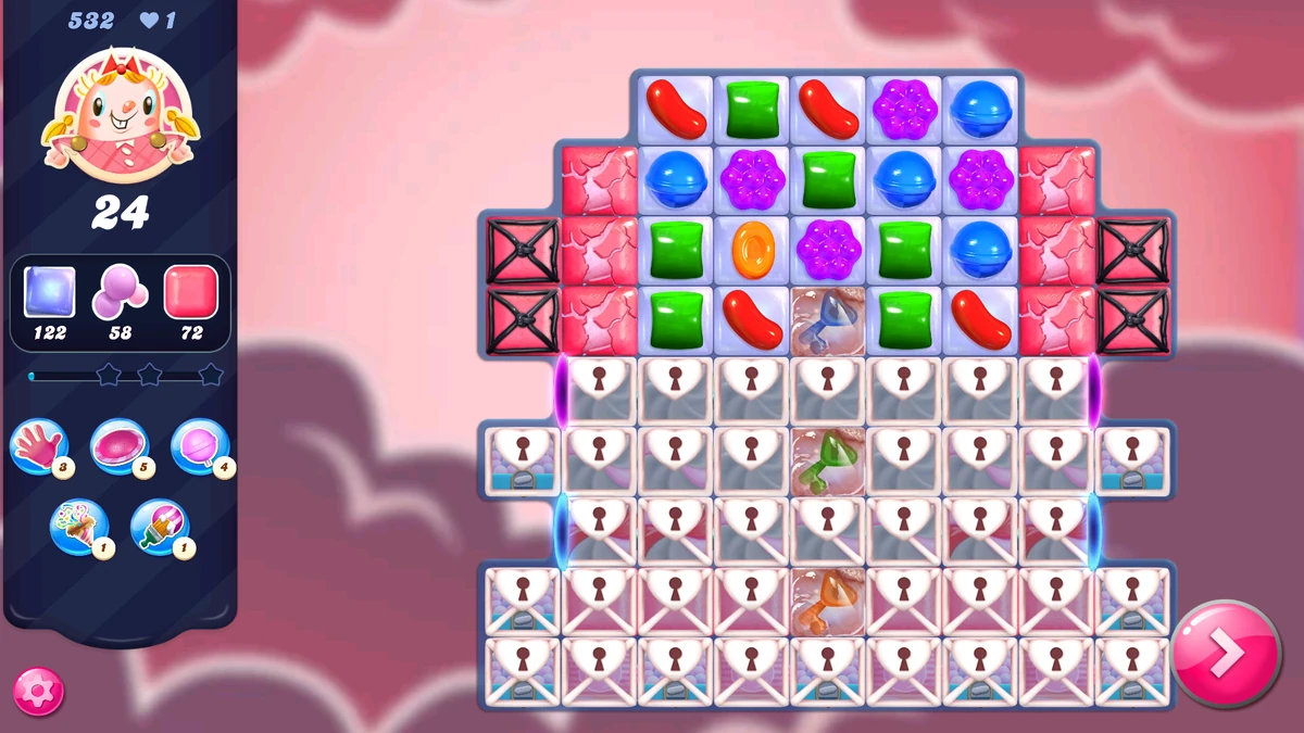 Level 532 Candy Crush Saga Wiki Fandom