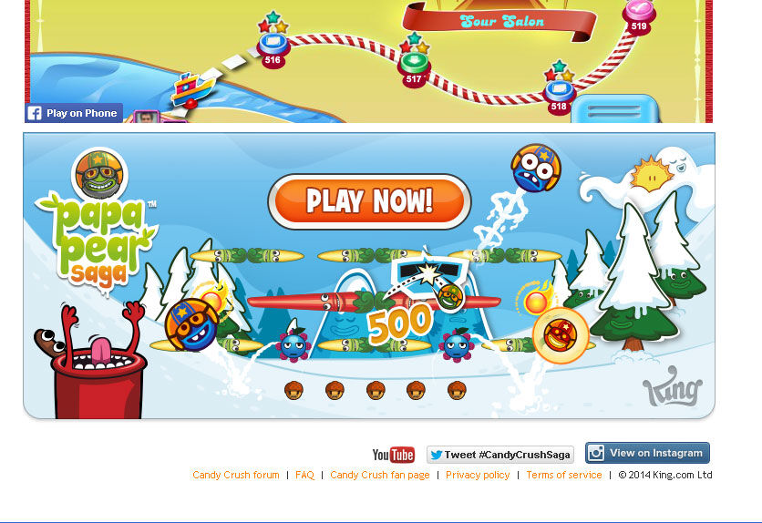 With Candy Crush Saga launching on mobile, King.com says ad