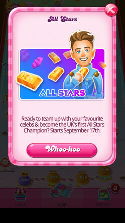 throw your hands up and shout All Stars! 🌟🌟 - Candy Crush Saga