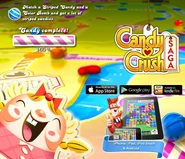 Trivia on the loading page reveals on how to get more striped candies.