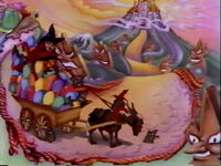 Candy Land VCR Board Game Licorice Castle