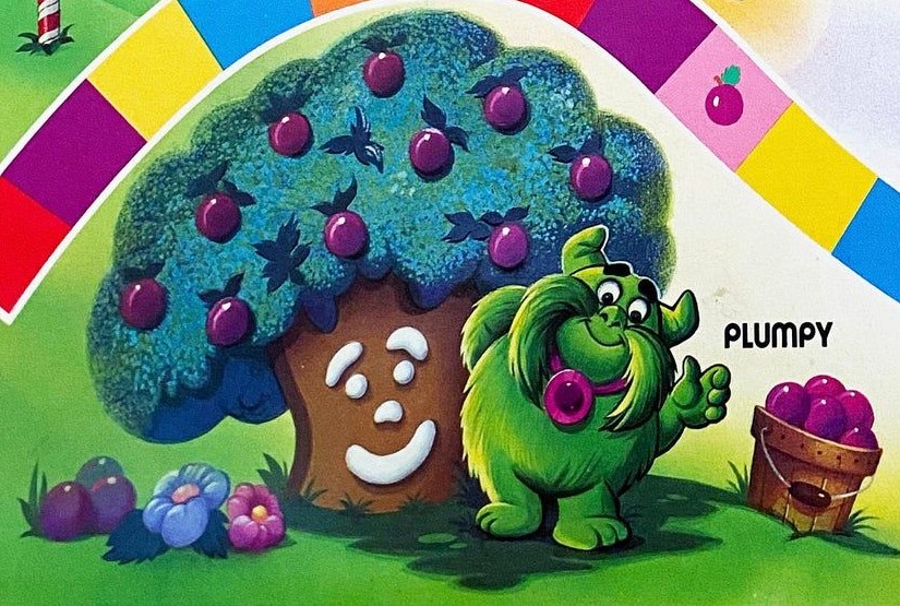 color page candyland characters plumpy