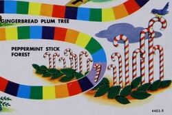 candyland candy cane forest