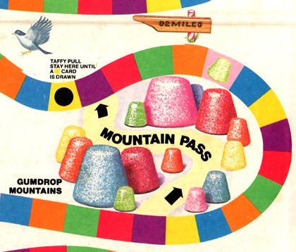 candyland gumdrop mountain