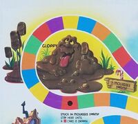 Candy Land 1984 Gloppy Board