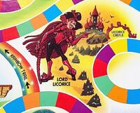 Candy Land 1984 Lord Licorice Board