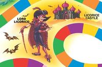 Candy Land 1999 Lord Licorice Board