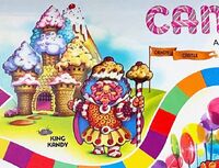 Candy Land 1984 King Kandy Board