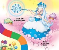 Candy Land 1999 Queen Frostine Board