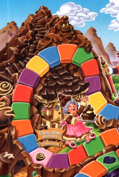 candyland chocolate swamp sign