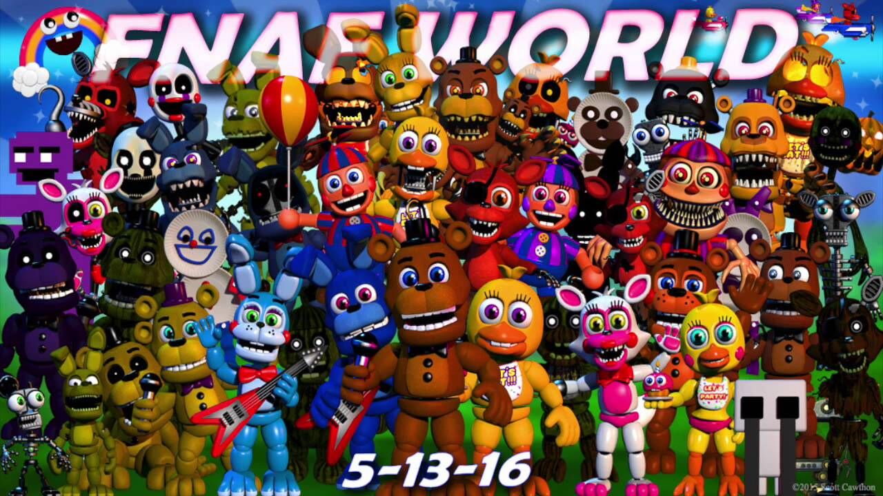 Fnaf world plushies store